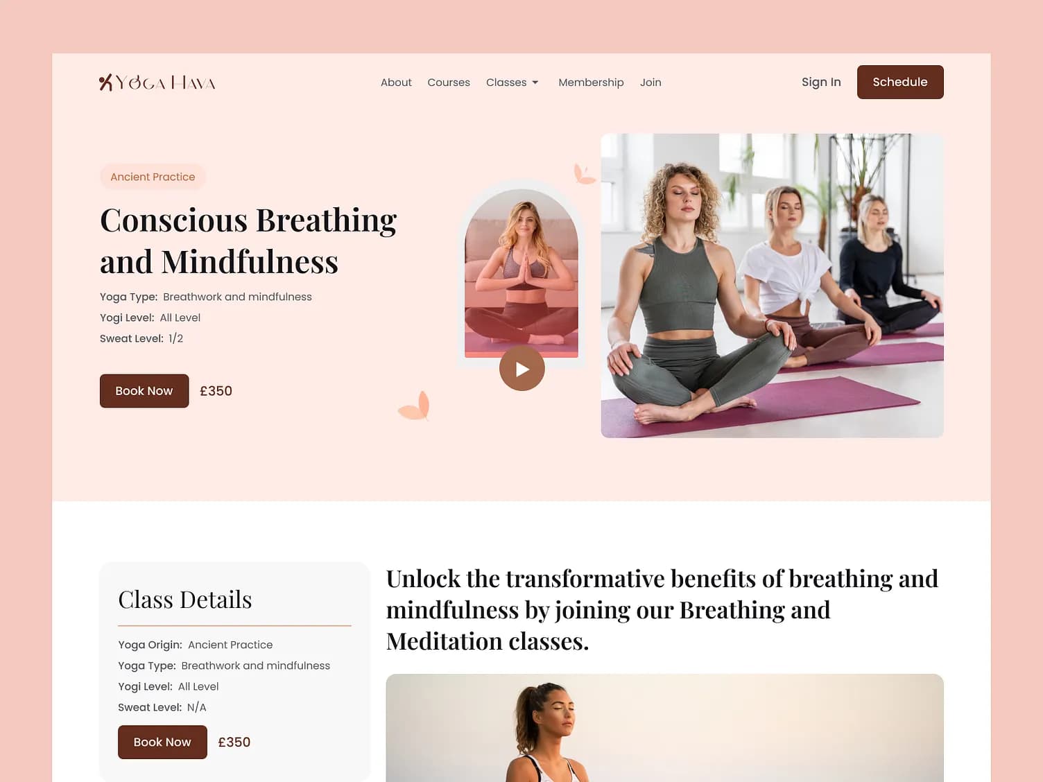 Yoga Hava template