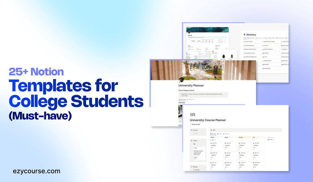 25+ Must-Have Notion Templates for College Students in 2026
